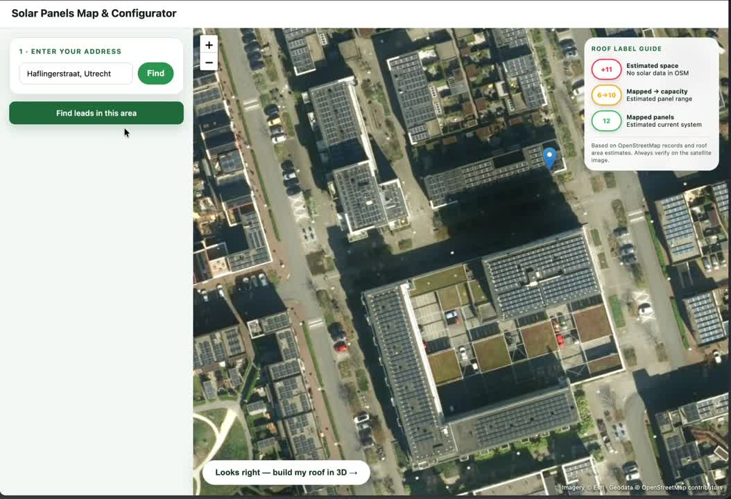 Solar leads from satellite imagery