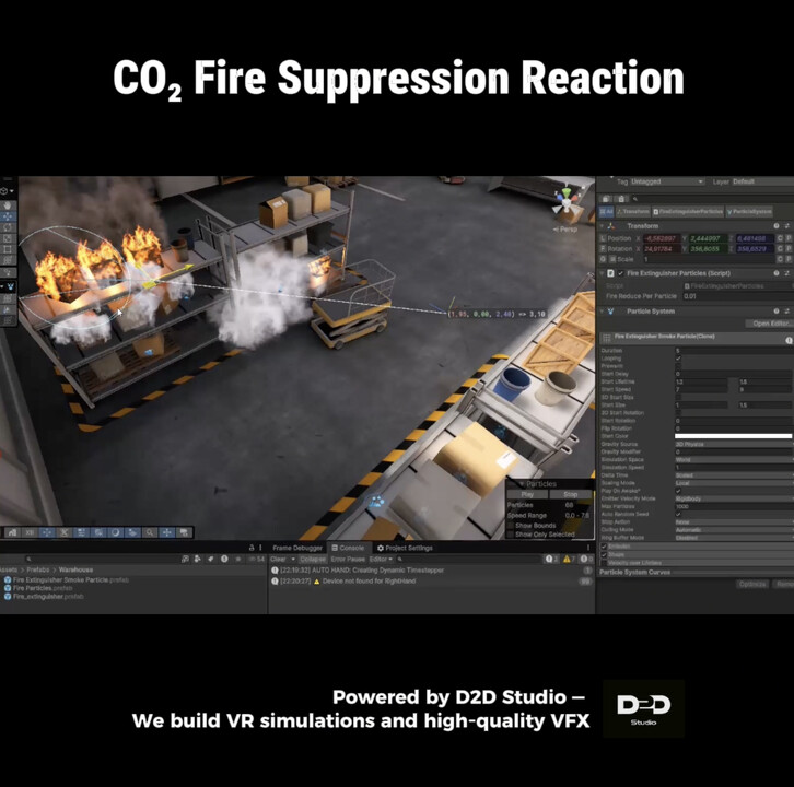 Fire, Smoke, Cables and CO₂ — All in VR